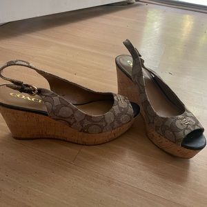 Coach platform wedges